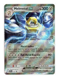 Melmetal ex 104 Promo Holo SV: Scarlet & Violet Promo Cards Pokemon MP - Image 1