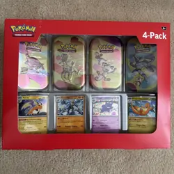 Pokemon 151 (4 Mini Tins + 4 Promo Cards Bundle Pack #2) Pokemon Sams Club - Image 1