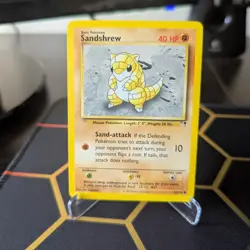 Pokemon TCG Sandshrew 91/110 Common Card Legendary Collection LP - Image 1