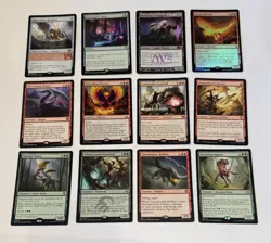 12 Lot MTG Card Mythics SKITTERBEAM BATTALION DRAGONS Dinosaur PHOENIX - Image 1