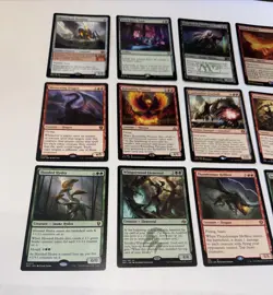 12 Lot MTG Card Mythics SKITTERBEAM BATTALION DRAGONS Dinosaur PHOENIX - Image 3