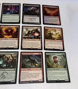 12 Lot MTG Card Mythics SKITTERBEAM BATTALION DRAGONS Dinosaur PHOENIX - Image 4