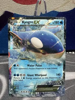 Kyogre EX XY41 Promo Card Holo Pokemon TCG MP - Image 1