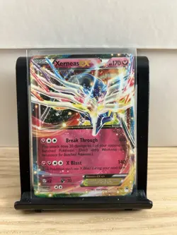 Pokemon TCG Xerneas EX XY07 Pokemon XY Black Star Promo Ultra Rare Holo Card HP - Image 1