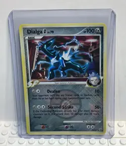 Dialga G 7/127 Platinum Crosshatch Pokemon League Promo Card - Image 1