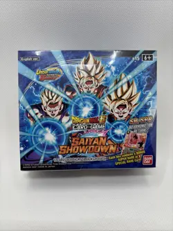 Dragon Ball Super Card Game Saiyan Showdown Booster Box Factory Sealed DBS-B15 - Image 1