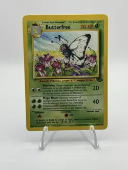 Butterfree 33/64 - Uncommon - WoTC Vintage Jungle Set Pokemon Card NM/LP - Image 1
