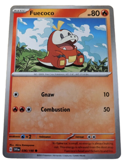Fuecoco - 036/198 Pokemon Scarlet & Violet Base Set Trading Card (V - Image 1
