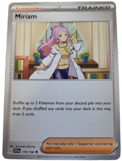 Miriam - 179/198 Uncommon Scarlet & Violet Base Set Pokemon Trading TCG Card (V - Image 1