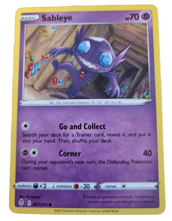 Sableye 067/203 Non Holo Sword & Shield Lost Origin Pokemon Trading Card (A3 - Image 1