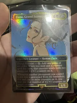 YUNA, GRAND SUMMONER - FOIL PROMO - MAGIC THE GATHERING MTG - NM - Image 1