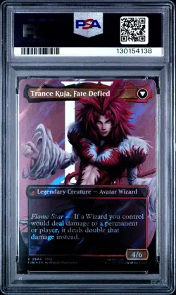 Kuja Genome Sorcerer Trance 2025 MTG Final Fantasy #0544 Surge Foil PSA 10 - Image 2