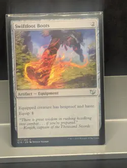 Swiftfoot Boots X1 LP Commander 2015 MTG Magic the Gathering - Image 1