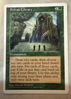 Sylvan Library MTG Core Set 5th Edition Regular - Image 1