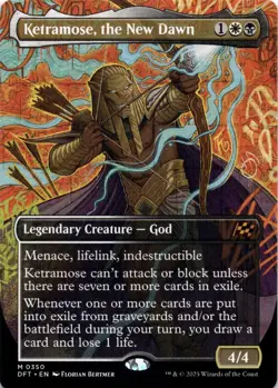 Ketramose, the New Dawn BORDERLESS Aetherdrift Magic MTG NM - Image 1