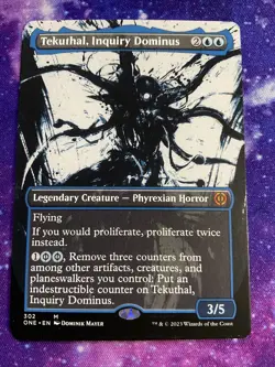 Tekuthal, Inquiry Dominus - Showcase Borderless - Phyrexia ONE - MTG - Image 1