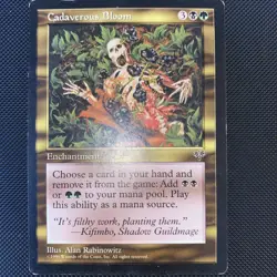 English - MTG Cadaverous Bloom - Reserved List - Mirage - Image 1