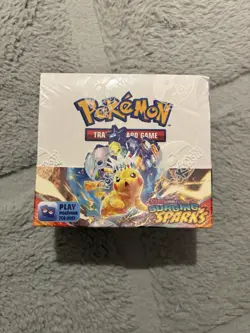 POKEMON TCG: Scarlet & Violet Surging Sparks Booster Box 36 Packs NEW SEALED - Image 1