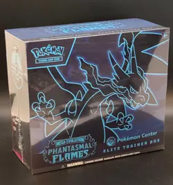 Phantasmal Flames Pokemon Center Exclusive Elite Trainer Box ETB New & Sealed! - Image 1