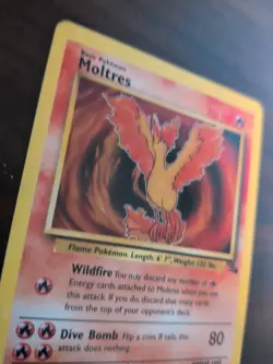 Moltres 27/62 Fossil Unlimited Nonholo Rare 1999 NM Pokemon TCG - Image 5