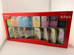 Pokemon Prismatic Evolutions Costco 8-Pack Mini Tins (Set of 8) - New - Image 1