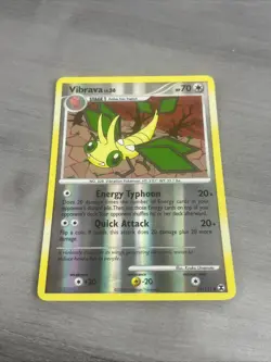 Pokemon TCG Vibrava 53/111 Rising Rivals Reverse Holo Uncommon 2009 LOOK!! - Image 1