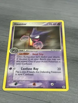 Pokemon TCG Haunter EX FireRed & LeafGreen #34/112 Non-Holo Rare LP Condition - Image 1