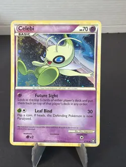Pokemon TCG - Celebi - 3/102 - Holo - Rare - HGSS: Triumphant [Near Mint] - Image 1