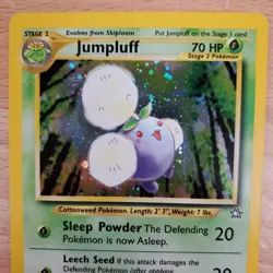 1995-2000 Jumpluff 7/111 Holo Rare Neo Genesis Pokemon TCG - Image 3