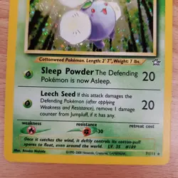1995-2000 Jumpluff 7/111 Holo Rare Neo Genesis Pokemon TCG - Image 4