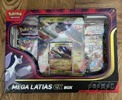 Pokemon TCG Mega Latias EX Box - Destined Rivals & Mega Evolutions Booster Packs - Image 1