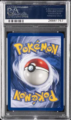 1999 POKEMON FOSSIL 1ST ED #7 HITMONLEE-HOLO PSA 8 - Image 2