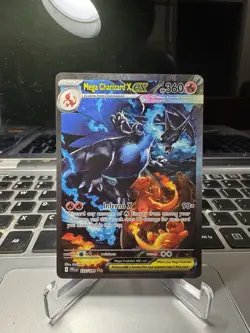 2025 POKEMON PHANTASMAL FLAMES SIR MEGA CHARIZARD X EX #125 PACK FRESH MINT - Image 1