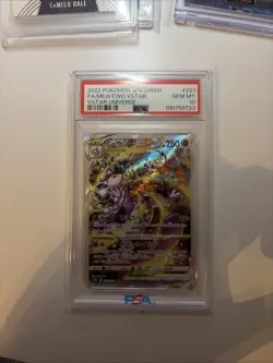 Pokemon JPN SWSH #221/172 Gem MT Mewtwo VSTAR 2022 PSA 10 FA/Mewtwo Universe - Image 1