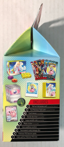 Pokemon Lillie Premium Tournament Collection W/ Lillie’s Clefairy Promo 6 Packs - Image 3