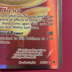 Pokemon TCG Victini 98/101 Full Art Dragons Exalted - Image 4