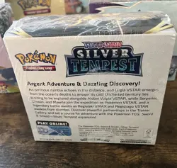 POKEMON TCG SWORD & SHIELD SILVER TEMPEST SEALED BOOSTER BOX - Image 3