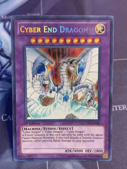 Yu-Gi-Oh Cyber End Dragon LCGX-EN181 Secret Rare 1st Edition - Image 1
