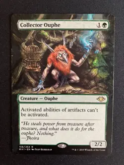 Collector Ouphe (Modern Horizons MTG) ALTERED with extended art, hand painted! - Image 1