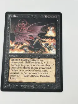 Hellfire Legends Mtg MP Very Good Magic The Gathering 1994 - Image 4