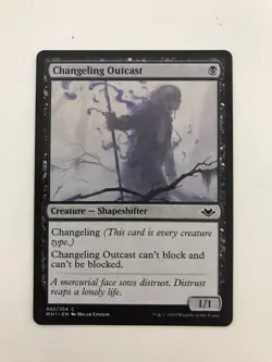 Changeling Outcast MTG Magic the Gathering Card NM Near Mint MH1 - Image 1