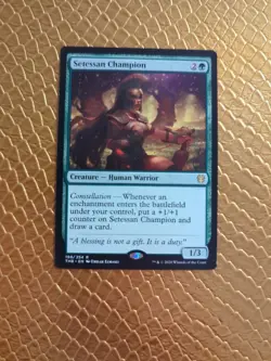 Setessan Champion Theros Beyond Death Regular Card, Near Mint Condition, MTG - Image 1