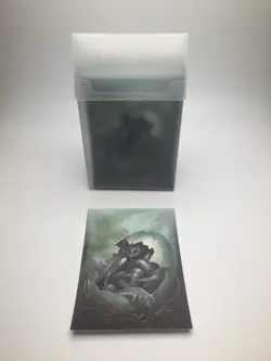 Dragon Shield Brushed Art Sleeves Baby Dragon Shye w/ Clear Ultra Pro Card Box - Image 1
