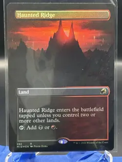 Haunted Ridge (Borderless) Innistrad: Midnight Hunt Foil - Image 1