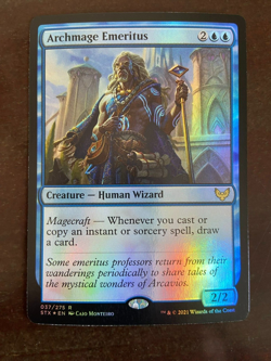 Archmage Emeritus - Foil - Rare - NM - Strixhaven - Image 1