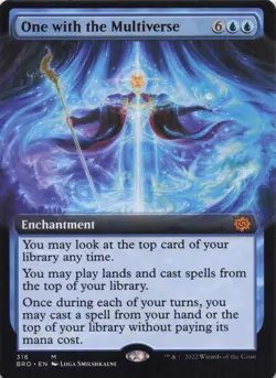 One with the Multiverse (Extended Art) Brothers' War Regular Mythic #316 NM MTG - Image 1