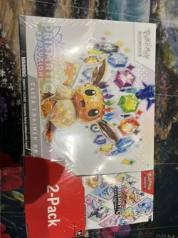 Pokemon TCG Prismatic Evolutions ETB Elite Trainer Box and Booster Bundle Costco - Image 2