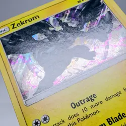 Zekrom 35/73 Holo Rare Shining Legends 2017 Pokemon Card LP Print Lines - Image 2