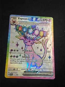 Pokemon TCG Espeon ex SVP 175 Black Star Promo (Prismatic Evolutions) - NM - Image 1