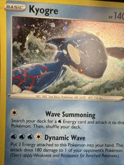 Rayquaza SWSH029 SWSH: Sword & Shield Promo Cards Kyogre Holo Pokemon Swirl !!! - Image 4